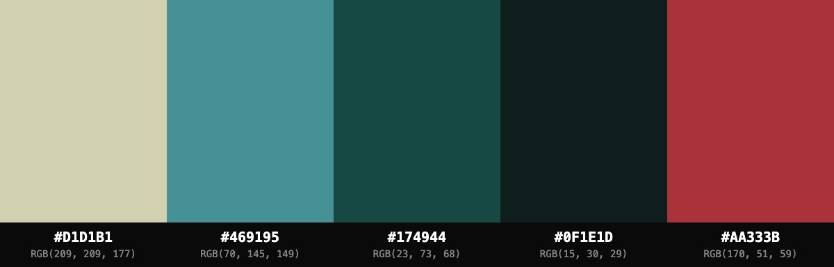 Colour palette for Arcade Colour