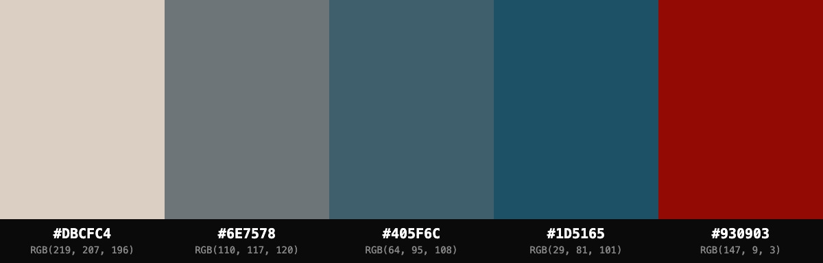 Colour palette for Graphic Daylight