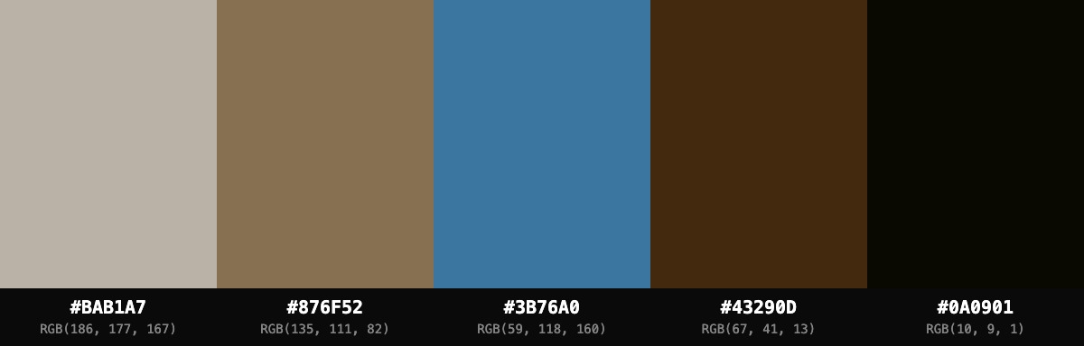 Colour palette for Daylight Portrait